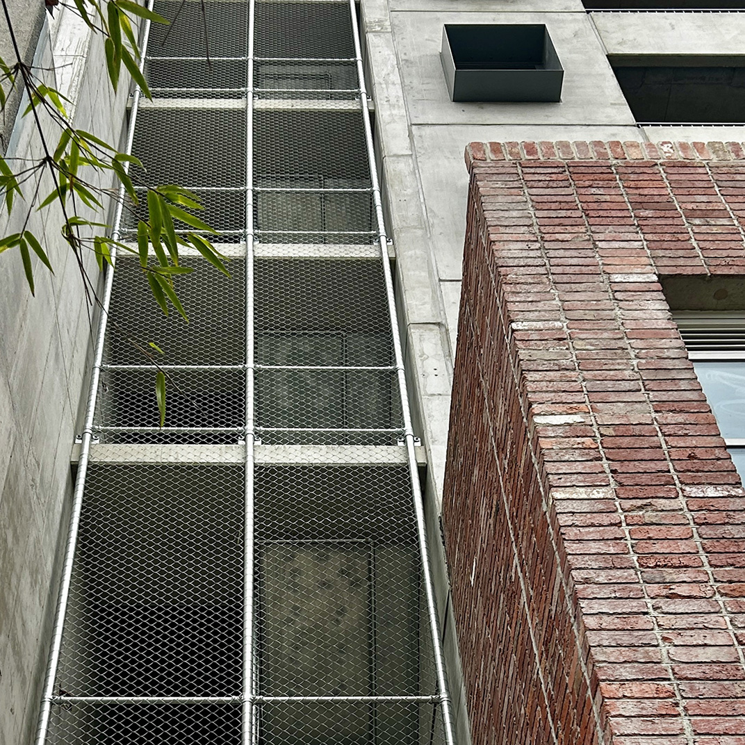 Stairwell Fencing - Brunswick Apartments